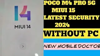 Poco M4 PRO 5g || MIUI 14 FRP-BYPASS ||Without PC Latest Security Update solution 2024