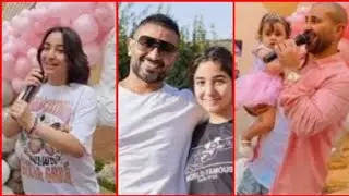 بنت أحمد سعد الكبيرة تغني للمرة الأولى في عيد ميلاد شقيقتها الصغرى وفرحة وذهول الجميع من جمال صوتها