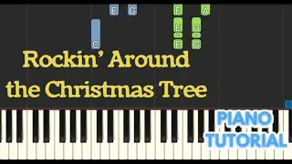 Rockin Around the Christmas Tree Easy Piano Tutorial