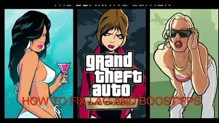 HOW TO FIX LAG/BOOST FPS ON GTA TRILOGY #gta