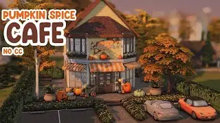 Pumpkin Spice Cafe 🎃 The Sims 4 Speed Build