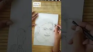 Kajol pencil sketch#very easy#shorts