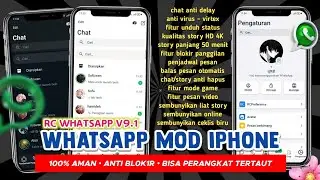 Update Lagi!!😋 RC WHATSAPP iOS TERBARU 2024 | WHATSAPP MOD iPHONE 2024 | RC WA MOD
