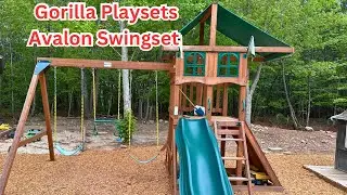Gorilla Playsets Avalon Treehouse Swing Set