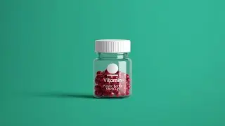 Vitamine Bottle SM #1 Mock-Up | How To Use