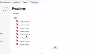 The Moodle Folder Resource