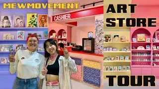 FULL MEWMOVEMENT ART STORE TOUR! Introducing Our Art Shop, Detailed Guide And Special Features!