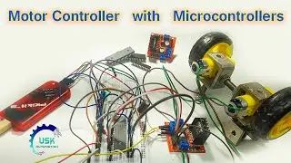 Motor Controller  with Microcontrollers   |  H-Bridge