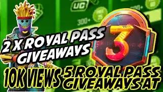💸 BGMI C1S2 Royal Pass GIVEAWAYS x 2 🤑 5 RP Giveaways at 10k VIEWS