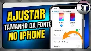 COMO AJUSTAR TAMANHO DA FONTE NO IPHONE - 2024
