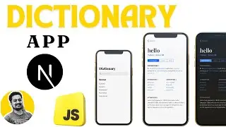 Build an awesome App with Next.js and Dictionary API. #nextjstutorial  #nextjs14 #nextjs  #react