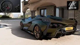 1500 HP Sian Roadster | Steering Wheel Gameplay | Forza Horizon 5