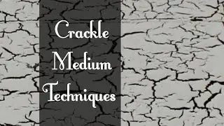 How to use crackle medium/paint | Crackle medium techniques creations007 tutorials