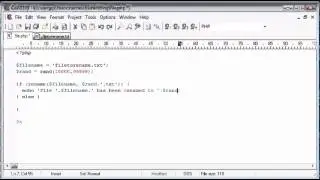 Beginner PHP Tutorial - 86 - File Handling_ Deleting and Renaming Files Part 2