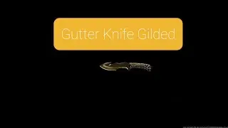 Gutter Knife Gilded