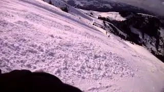 07 Tuesday: Black slope with a 360° view of the Alps