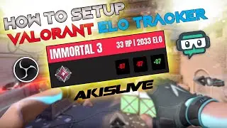 How to Setup Valorant ELO Tracker in OBS [HINDI] | Download ELO Tracker for free | AkisLive