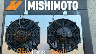 How to install an Mishimoto slim fan with shroud on your G35 or 350Z￼