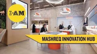 Mashreq Innovation Hub designed by I-AM #customerjourney #interiordesign #digitaldesign #mashreq
