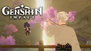 Shiki Taishou and Harunosuke CUTSCENE (Genshin Impact)