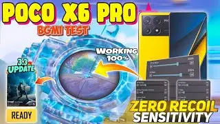 🔥Poco X6 Pro 5G Bgmi New Poseidon Mode 3.3 Sensitivity Settings