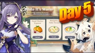 Genshin Impact While It's Warm Event (Day 5)