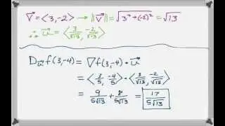 Directional Derivative Example