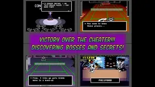 SWEET VICTORY VS THE CHEATER!!!! (And Discovering Bosses and Secrets) - [Undertennis - P8]