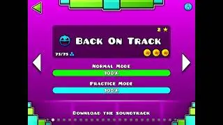 Back On Track 100% reverse | Geometry Dash