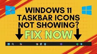 Windows 11 Taskbar Icons Not Showing - How To Fix - Easy Solution in Hindi - PraduTek