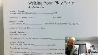 Guided Notes Lesson 1 Play Script