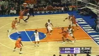 SYRACUSE VS ST. JOHN'S BASKETBALL HIGHLIGHTS, MARCH 4TH 2001