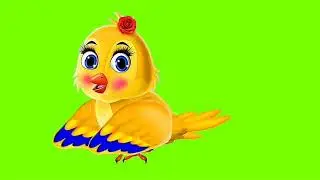 tuni chidiya flying animation || free green screen || no copyright greenscreen bd