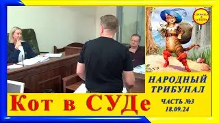 Котов в СУДе  3 - Народный ТРИБУНАЛ от18.09.24