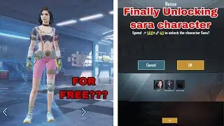 HOW TO UNLOCK SARA CHARACTER FOR FREE PUBG MOBILE 2020 | FINALLY SARA IS OPEN