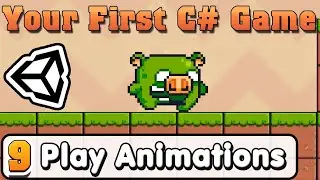 Unity C# Basic :: Part 9 :: Play Animations Idle Walk Jump