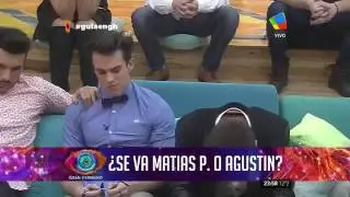 Chau Pappa!! Agustín eliminado con el 53,48%