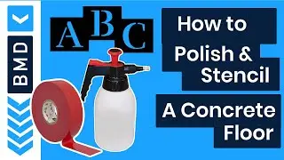 How To Polish And Stencil A Concrete Floor