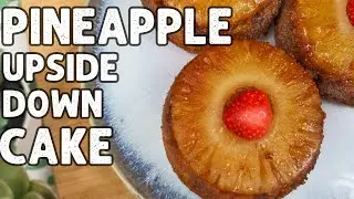 Pineapple Upside-Down Cake With Almond | Classic & Simple Recipe