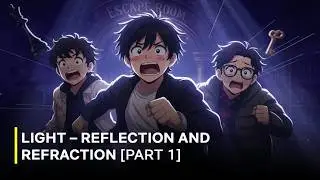 Light - Reflection & Refraction  || Class 10 Anime - FULL EPISODE || Complete Chapter 9 in One Shot🔥
