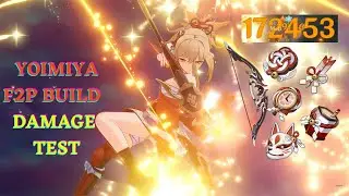 Yoimiya showcase damage f2p | Genshin Impact