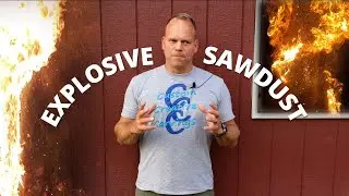 My sawdust exploded* (and I got footage!)