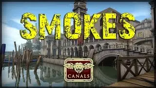 ⭐Best Canals CS GO smokes | TOP 10 | 2017