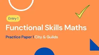 Entry 1 Functional Skills Maths Practice Paper 1 (Party Planning) City & Guilds