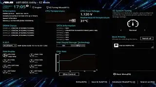 ASUS Prime Z370-A BIOS Overview
