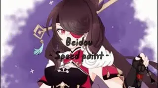 Beidou Speed Paint || Genshin Impact