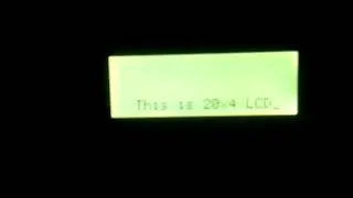 Text animation on 20x4 LCD using AT89C52 micro controller