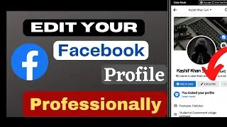 How to edit Facebook profile 2022-2023