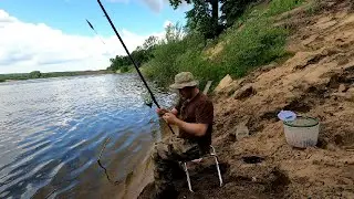 Река Ока. Поплавочная удочка