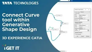 How to use Connect Curve tool within Generative Shape Design | 3DEXPERIENCE CATIA